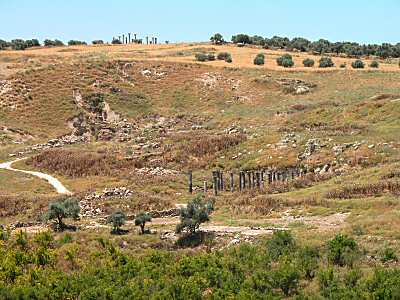 Abila, excavations vues nu nord-est