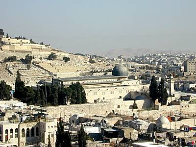 Mosqu�e Al Aqsa, vue de la tour Luth�rienne