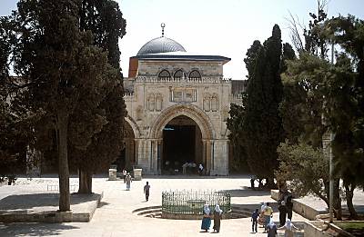 Mosqu�e Al Aqsa vue du nord