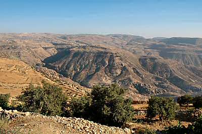 Bozrah vue du nord-ouest