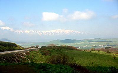 Cha�ne de Montagne d'Hermon Enneig� 