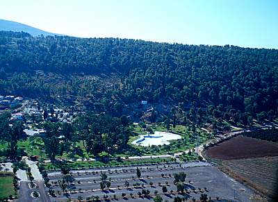 Ein Harod et Mont Guilboa, vue a�rienne