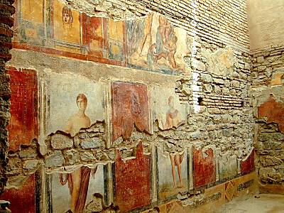 Fresques de maison d'Eph�se