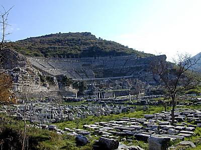 Th��tre d'Eph�se vu de l'ouest