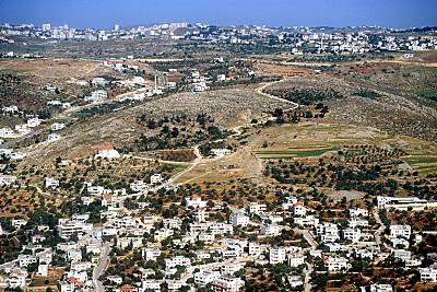 Khirbet el-Maqatir, Beitin, vue a�rienne orientale