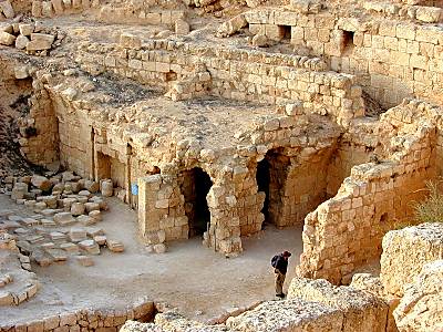 LesThermes d'H�rodium vus de dessus