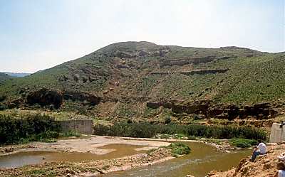 Gués du Jabbok depuis le nord