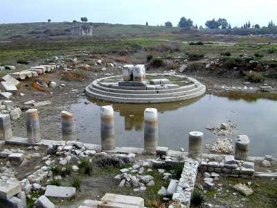 Milet, monuments des Lions, gros-plan