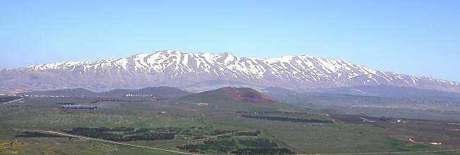 Mont Hermon vu du sud
