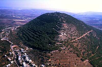 Mont Thabor, vue a�rienne nord occidentale