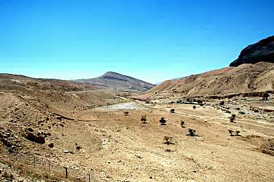 Nahal Zered de l'est avec Khirbet et-Tannur