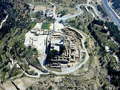 Nebi Samwil, vue a�riennel