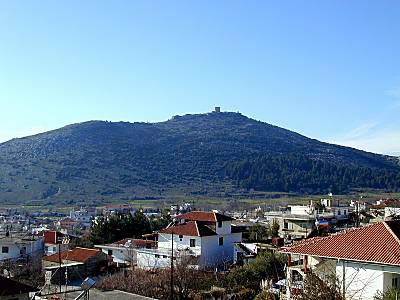 Philippes, acropole vue de l'est