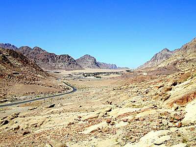Plaine d'el-Raha pr�s de Djebel Musa