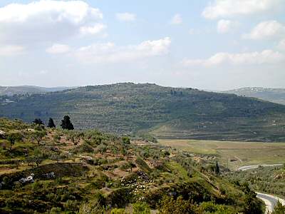 Samarie, vue du nord