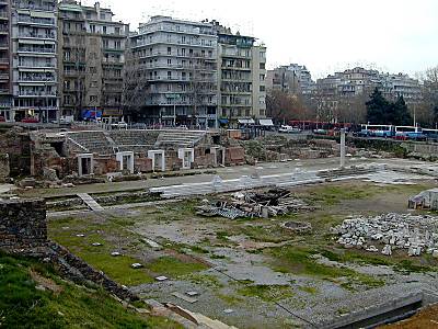 Thessalonique, forum du IIe si�cle