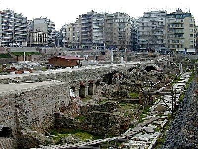 Thessalonique, forum du IIe si�cle 