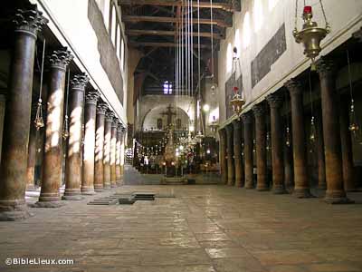 Bethlehem L'Int�rieur de l'�glise