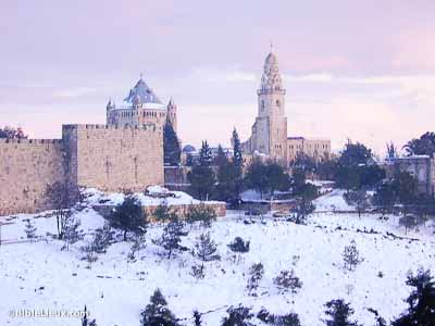 Abbaye de la Dormition enneig�e