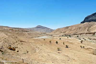 Nahal Zered de l'est avec Khirbet et-Tannur