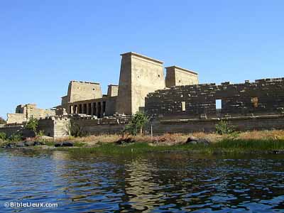 Temple de Philae vu de l'est
