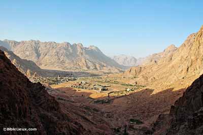 Plaine d'el-Raha pr�s de Djebel Musa