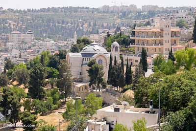 Saint Peter dans Gallicantu (vue nord-orientale)