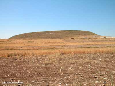 Tell el-Husn, possible Ramoth en Galaad, vue nord-orientale