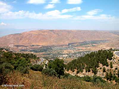 Vallée de Yarmuk, vue méridionale