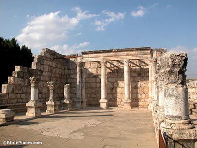 Capernaum-synagogue-interior,-tb102702014-bibleplaces