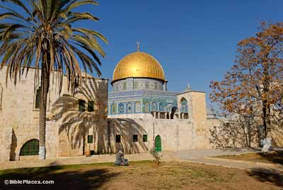 Dome of the Rock from southwest, tb122006949